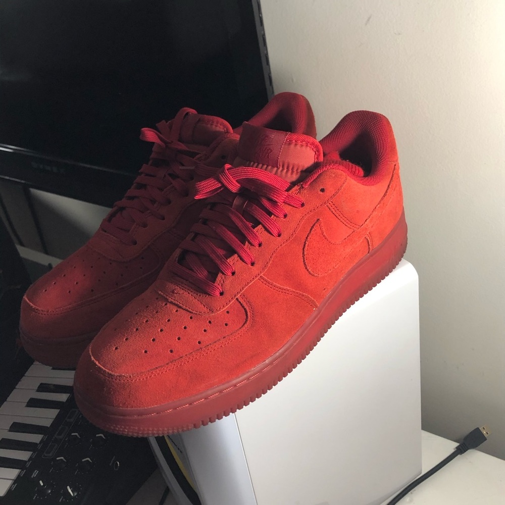 Brand New Red Air Force Ones
